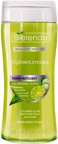 Bielenda Uborka és Lime mattító tonik 