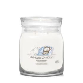 Yankee Candle Soft Blanket Signature közepes üveggyertya