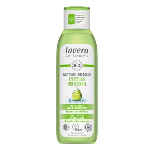 Lavera tusfürdő Happy Freshness lime - citromfű 200ml