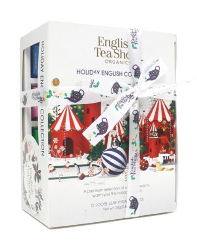English Tea Shop Karácsonyi British toys selyempiramis filteres bio teaválogatás