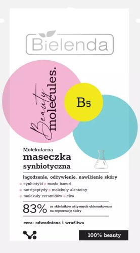 Bielenda Beauty Molecules Szinbiotikus pakolás dehidratált és érzékeny bőrre