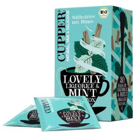   CUPPER Lovely Mint Infusion Menta és Édesgyökér bio tea 20 filter