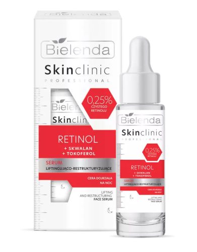 Bielenda Skin Clinic Professional Retinol Lifting és helyreállító hatású szérum 