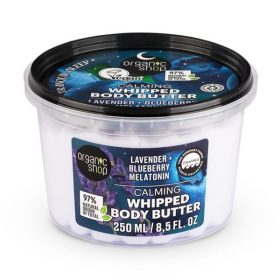   Organic Shop Nyugtató habos testvaj - Levendula és melatonin