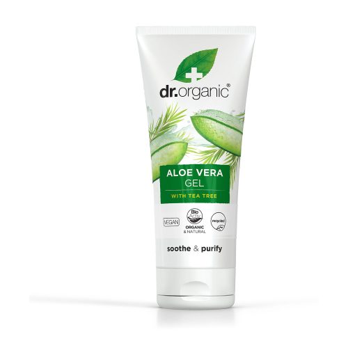 Dr. Organic Bio Aloe vera gél bio teafa olajjal és árnikával 200ml
