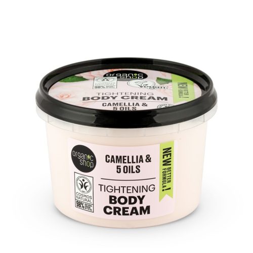 Organic Shop Feszesítő testápoló krém kaméliával és 5 olajjal