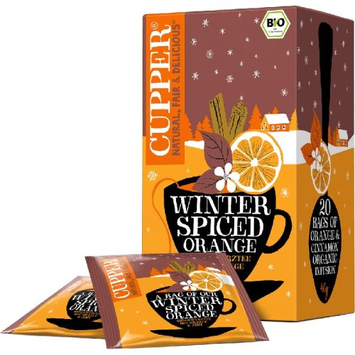 CUPPER Winter Spiced Orange-Téli Fűszeres Narancs bio tea_Xmas Limited