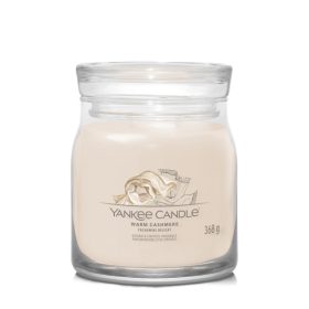 Yankee Candle Warm Cashmere Signature Közepes üveggyertya