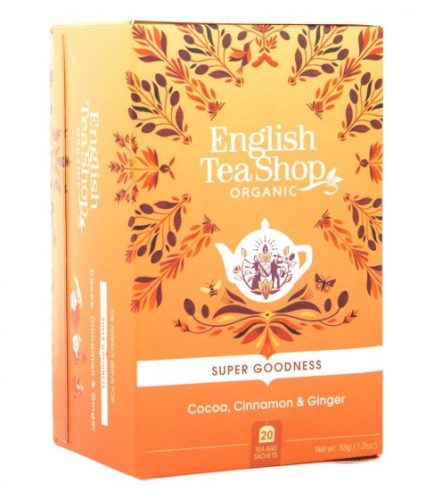 English Tea Shop Bio tea - Kakaós fahéjas gyömbér 20 filter