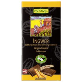 Rapunzel Svájci Félédes gyömbéres csokoládé 80g