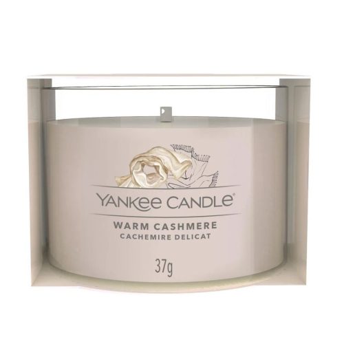 Yankee Candle Warm Cashmere üveges mintagyertya