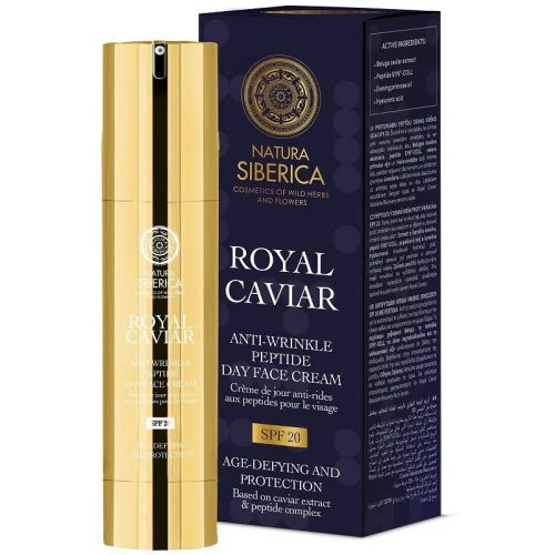 Natura Siberica Royal Caviar Peptides ránctalanító nappali arckrém SPF20