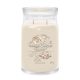 Yankee Candle Warm Cashmere Signature nagy üveggyertya