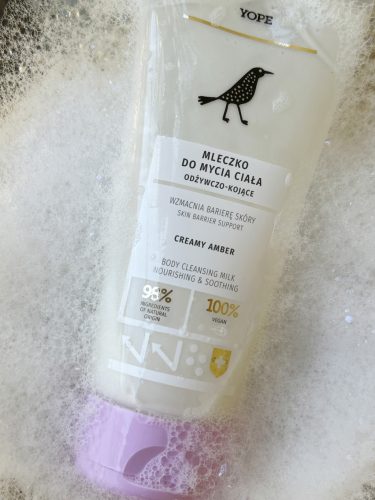 YOPE tusfürdő tej - Krémes borostyán 