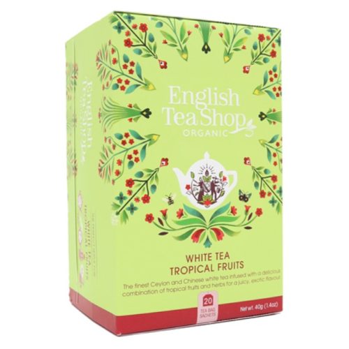 English Tea Shop Bio Fehér tea - Trópusi gyümölcs 20 filter