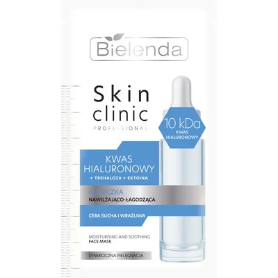 BIELENDA - SKIN CLINIC PROFESSIONAL Hyaluronic Acid Hidratáló és nyugtató hatású pakolás,