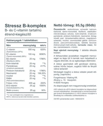 VitaKing Stressz B-komplex vitamin 
