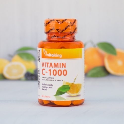VitaKing C-vitamin 1000mg Bioflavonoiddal 30db