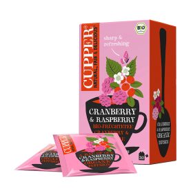 CUPPER Bio tea Cranberry and Raspberry