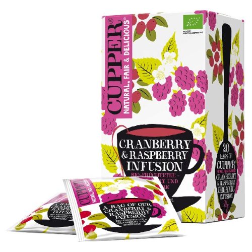 CUPPER Cranberry and Raspberry bio tea 20 filter