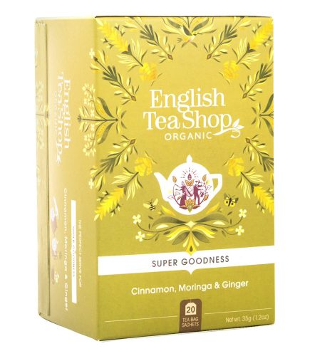 English Tea Shop Bio tea - Fahéj, Moringa és gyömbér 20 filter