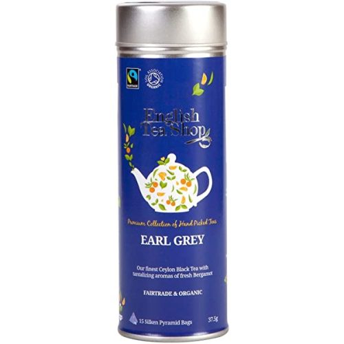 English Tea Shop Bio tea - Earl Grey 15 selyempiramis filter fémdobozban