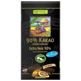 Rapunzel Svájci étcsokoládé 90%-os kakaótartalommal 