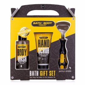   Accentra ajándékcsomag férfiaknak ajándék sörnyítóval - Bath and Body Toolkit