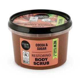   Organic Shop Helyreállító testradír kakaóval és cukorral
