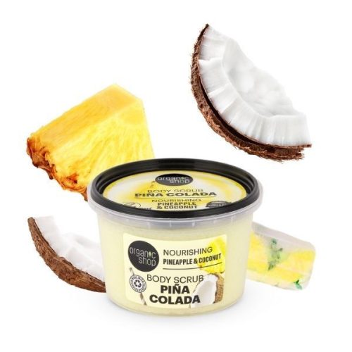 Organic Shop Tápláló testradír ananásszal és kókusszal