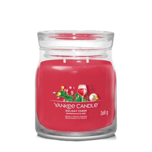 Yankee Candle Holiday Cheer Signature közepes üveggyertya