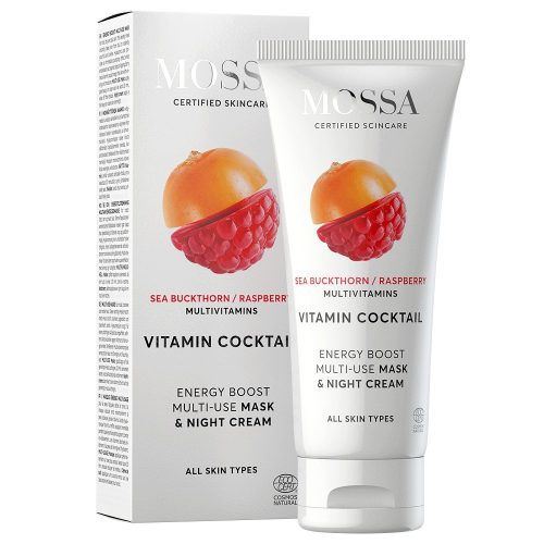 MOSSA Vitamin Cocktail Multifunkciós vitamin maszk + éjszakai krém száraz, fakó bőrre 60ml