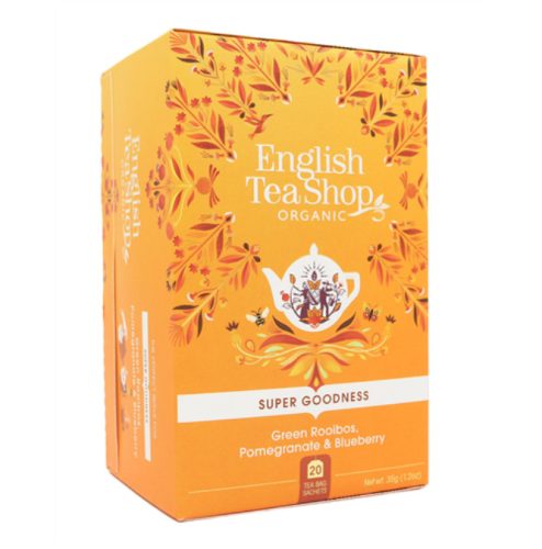 English tea Shop Bio tea - Zöld Roobios gránátalmával és áfonyával