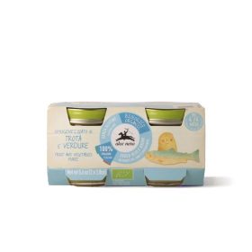 Alce Nero BIO Pisztráng-zöldségpástétom babáknak 2x80g