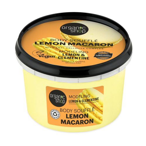 Organic Shop "Lemon Macaron" alakformáló testszuflé 250ml