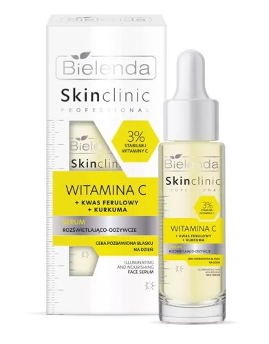 Bielenda Skin Clinic Professional Vitamin C Bőrszínvilágosító és tápláló hatású szérum 