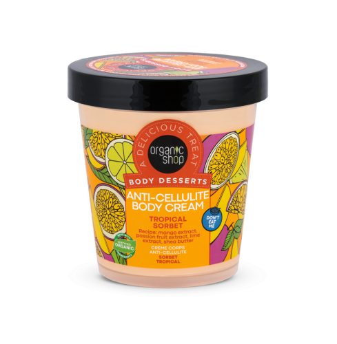 Organic Shop Testápoló krém narancsbőrre „Trópusi sorbet”