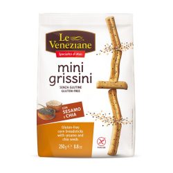   Le Veneziane gluténmentes mini grissini szezám és chia 250g