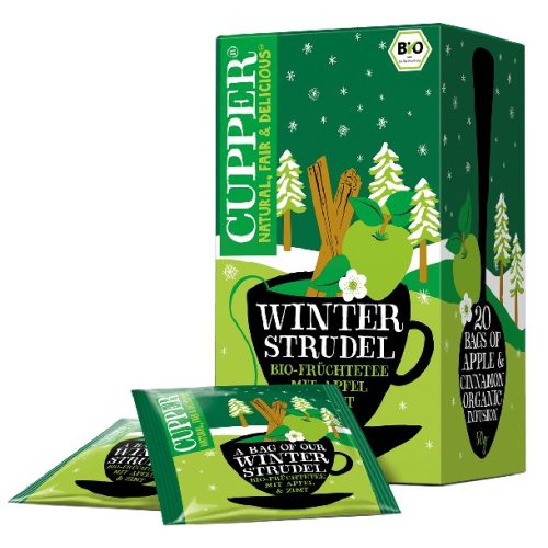 CUPPER Winter Strudel-Téli Almás Fahéjjas bio tea Xmas Limited Edition