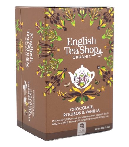 English Tea Shop Bio tea - Csokoládés vanília Rooibos tea 20 filter