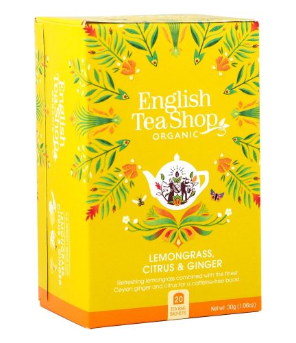 English Tea Shop Bio tea - Citromfű és gyömbér 20 filter