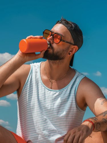 EQUA Timeless acélkulacs Aperol