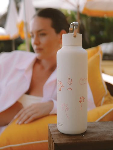 EQUA Timeless duplafalú termoszkulacs C'EST LA VIE 600ml