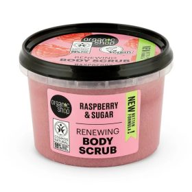 Organic Shop Renewing testradír málnával és cukorral