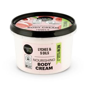   Organic Shop Tápláló testápoló krém - Licsivel és 5 féle olajjal 