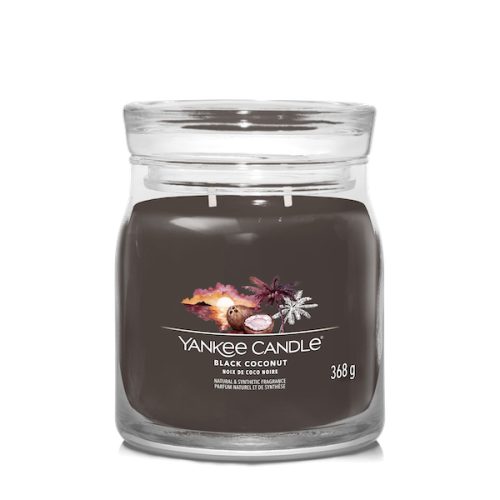 Yankee Candle Black Coconut közepes üveggyertya