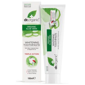 Dr. Organic Aloe Vera fehérítő fogkrém 
