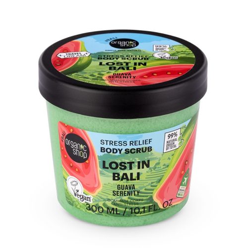 Organic Shop “Lost in Bali“ Stresszoldó testradír guavával