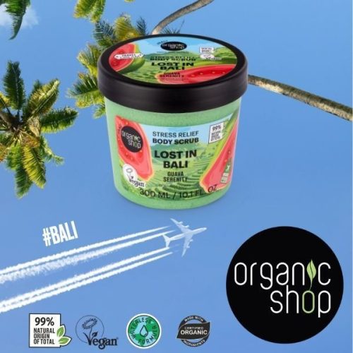 Organic Shop “Lost in Bali“ Stresszoldó testradír guavával