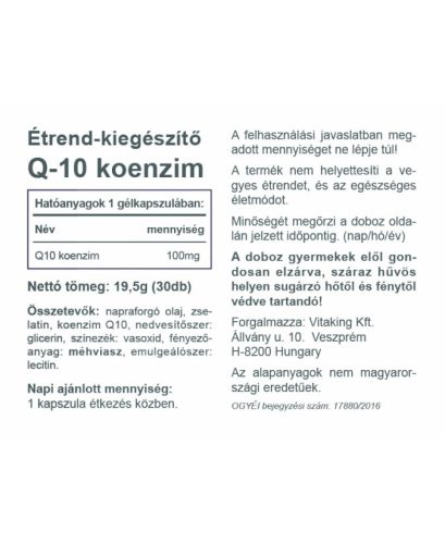 Vitaking Koenzim Q-10